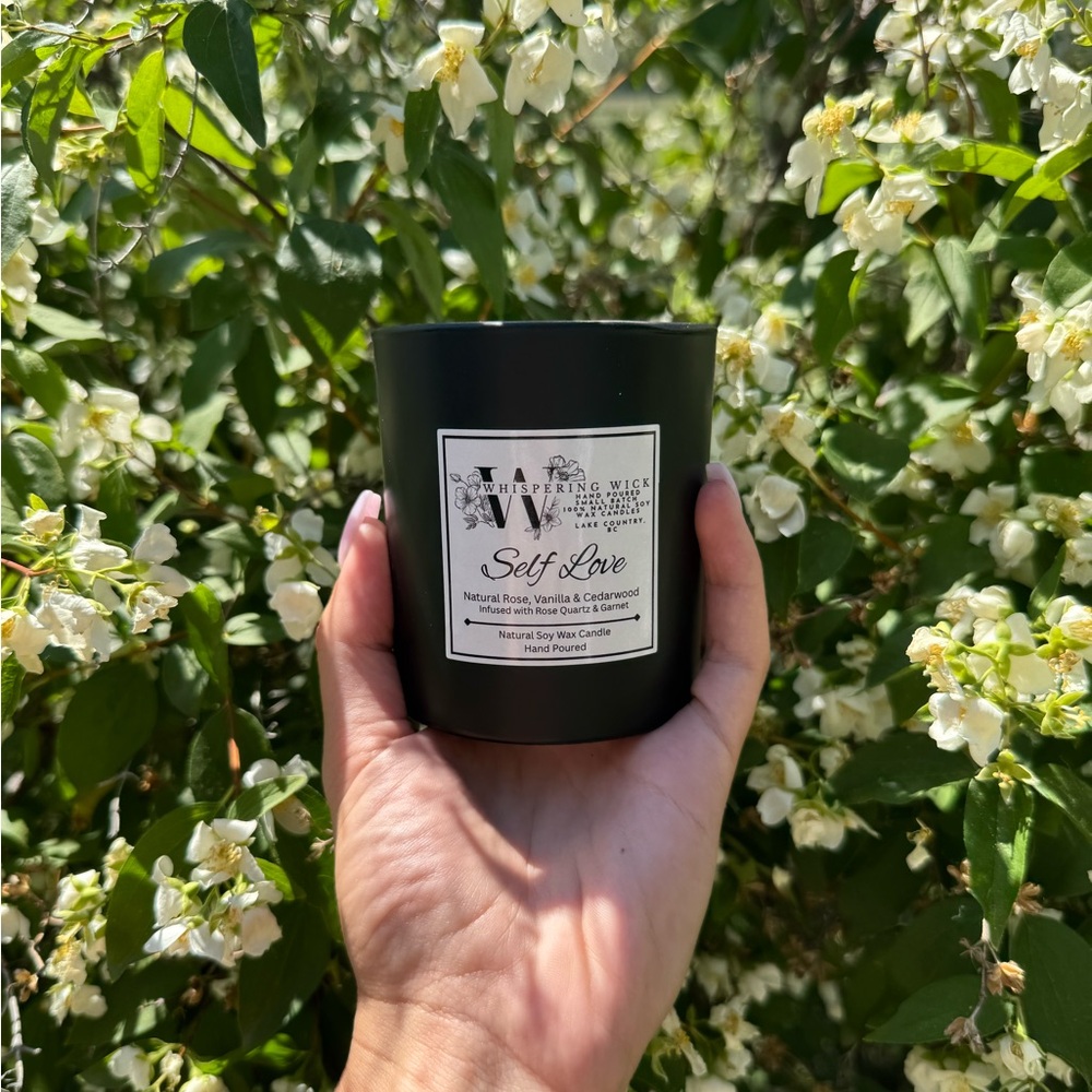 Natural Soy Wax Aromatherapy Crystal Healing Candle